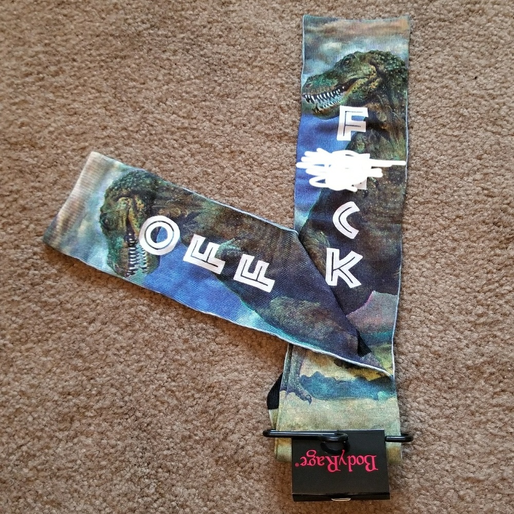 SOLD Body Rage Dinosaur Socks Spencers